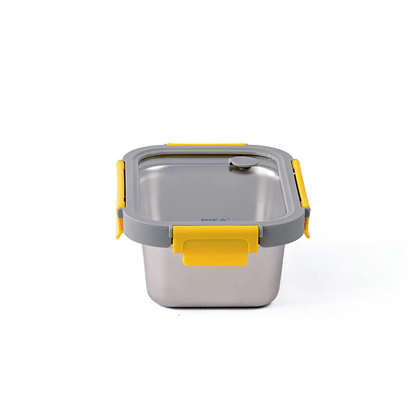Boîte de conservation en inox rectangulaire 800 ml compatible micro-on