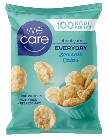 WeCare Chips Snack Zeezout 25g