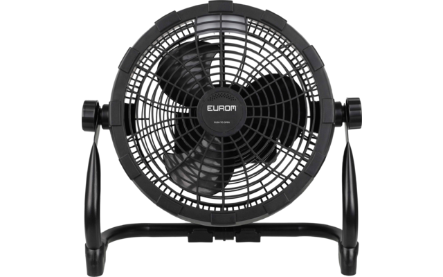 Eurom Airflow LED Cordless kabelloser Ventilator mit USB C Anschluss