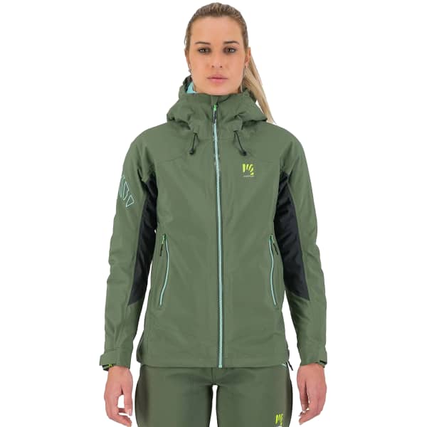 Veste ski de randonnée KARPOS STORM EVO W JACKET THYME/BLACK SAND