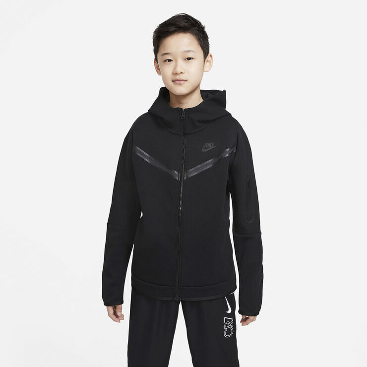 Nike Sportswear Tech Fleece Haettetroje Sort