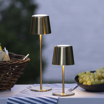 Brilliant USB oplaadbare buitenlamp Xaana 2W bruin