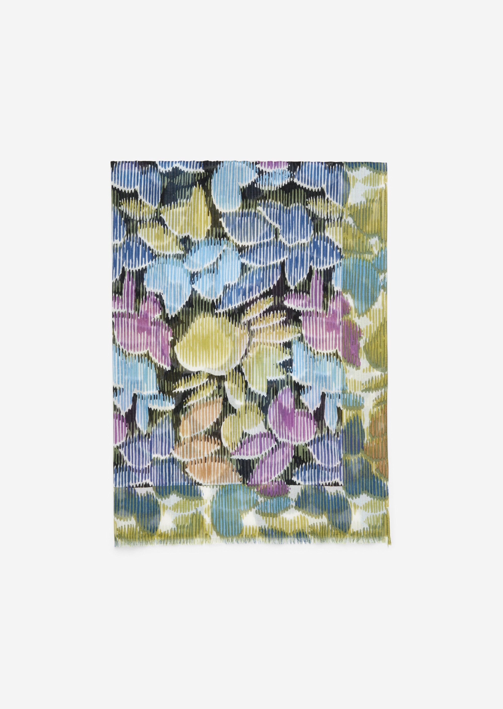 Schal mit Allover-Printmit Tencel™ Lyocell