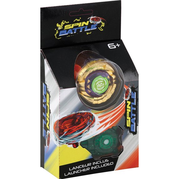 Spin Battle - Set 1 Toupie avec Lanceur