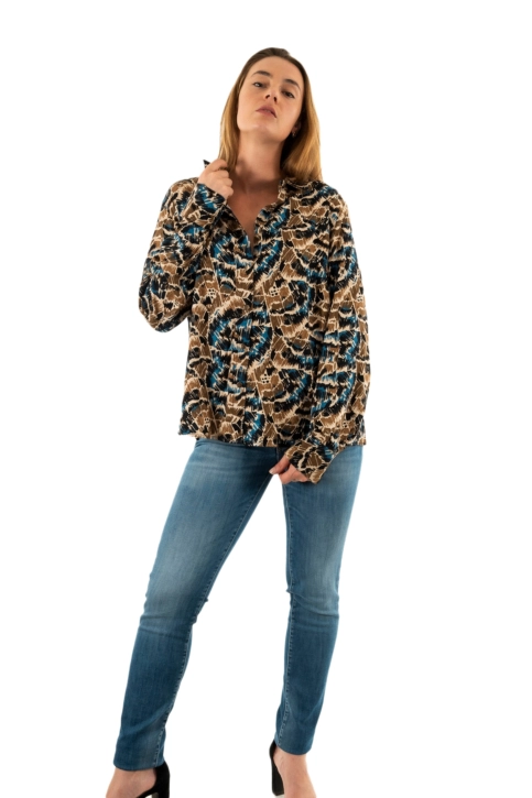 Chemisier lola espeleta ch071w24 429 neo camo