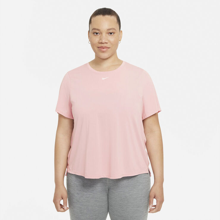 Nike Dri Fit One Traenings T Shirt Plus Size Pink