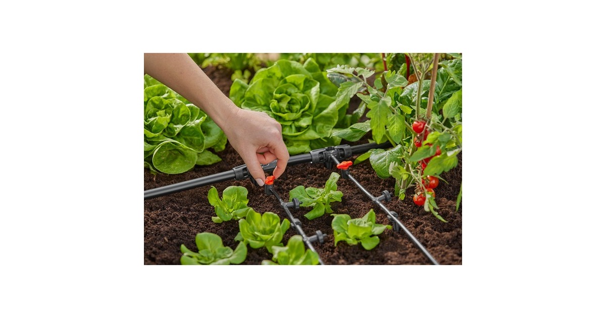 GARDENAEinddruppelaar 2 l/u, drukregulerend druppelaar  (Donkergrijs, 10 stuks)