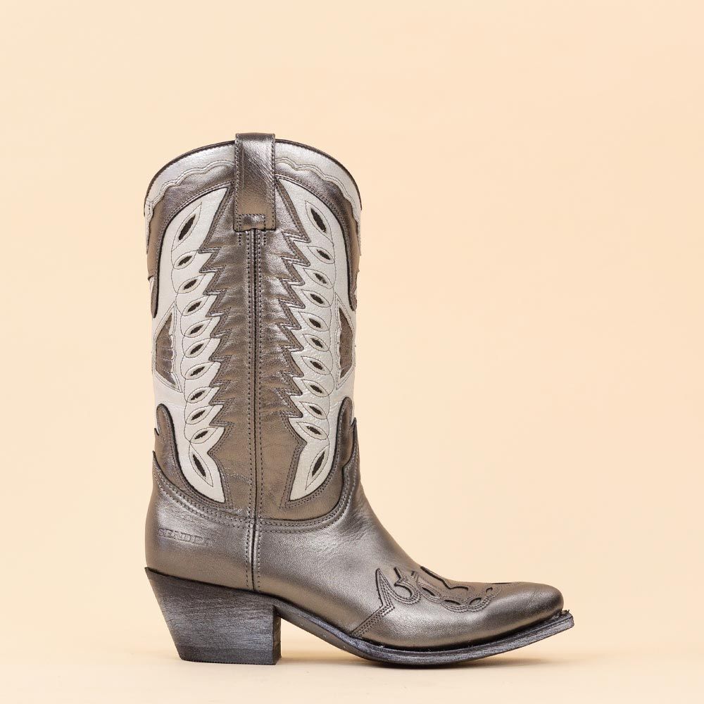 Sendra cowboyboots 17294 cristal niquel