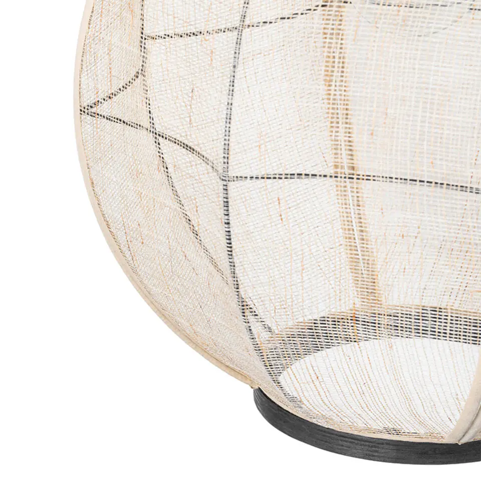 Qazqa hanglampen rob bruin e27