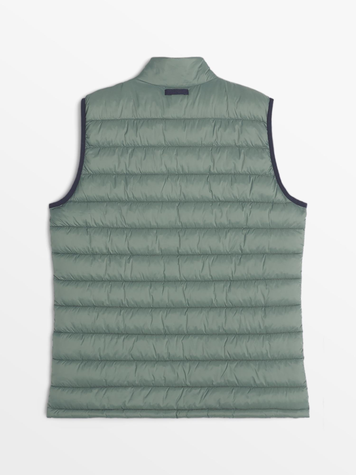 Doudoune Homme Sans Manches Vert