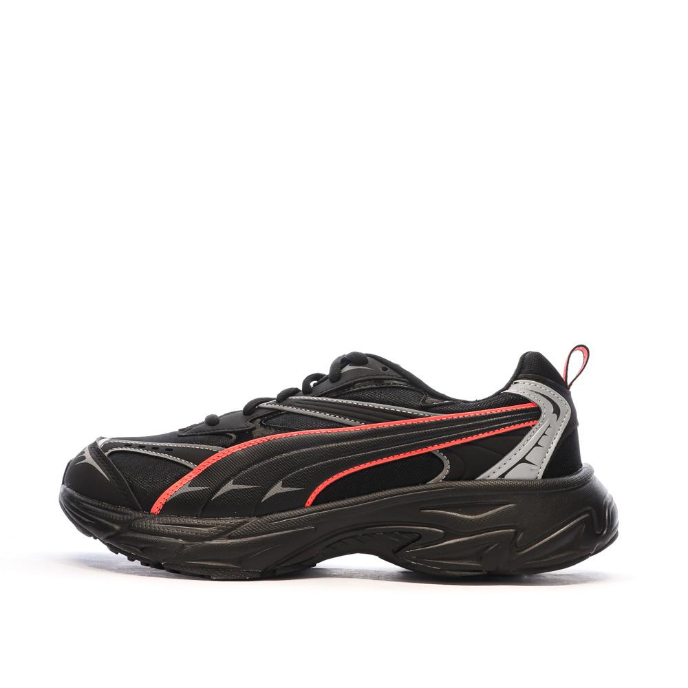Puma Baskets Noires/Rouges Homme Puma Puma Morphic Reflect 393646-01