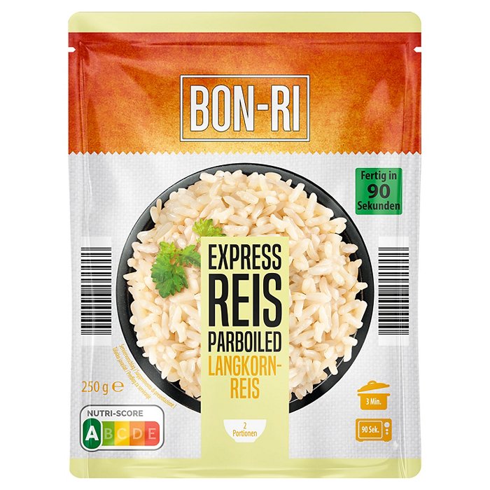 BON-RI Express-Reis pur 250 g, Langkornreis