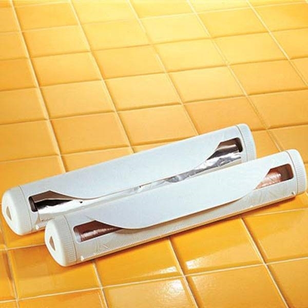 Lot de 2 dérouleurs papier alu et film alimentaire