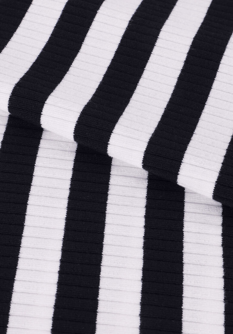 TOMMY HILFIGER zwarte tommy hilfiger coltrui slim 5x2 rib roll-nk ls