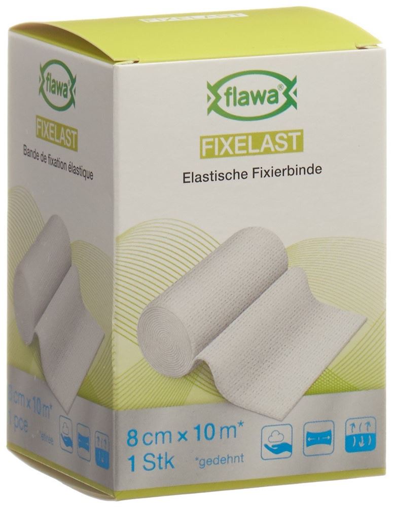 FLAWA Fixelast Fixierbinde 8cmx10m 1 Stk