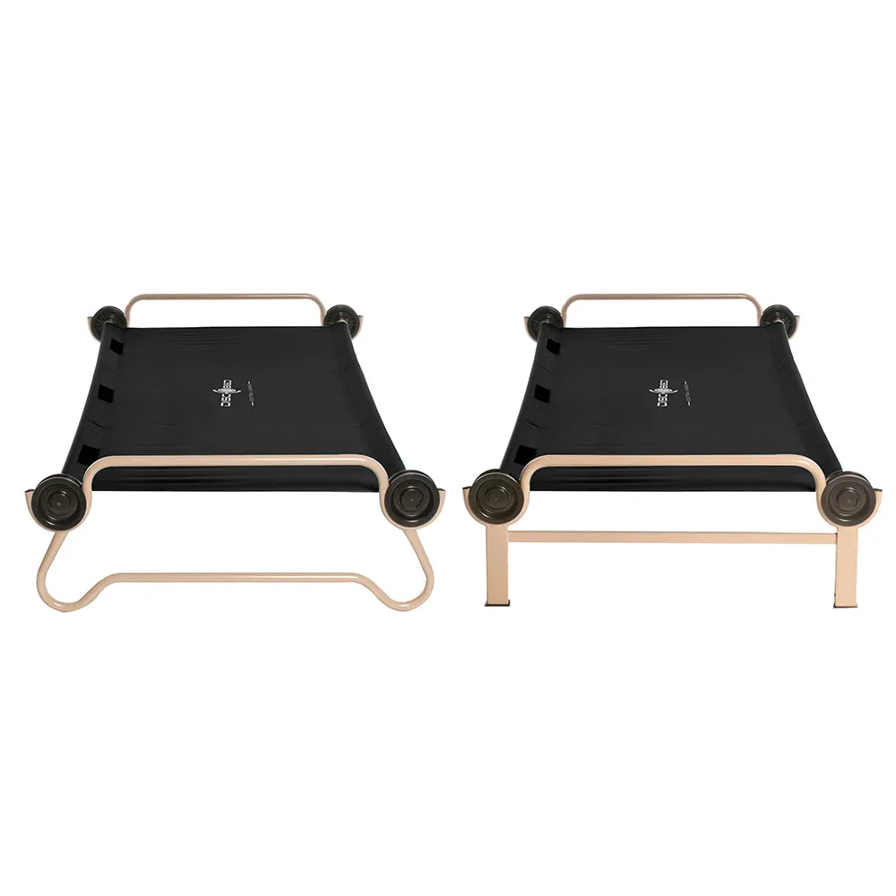 Disc-O-Bed -  Disc-O-Bed Feldbett Disc-O-Bed XL mit Seitentaschen schwarz
