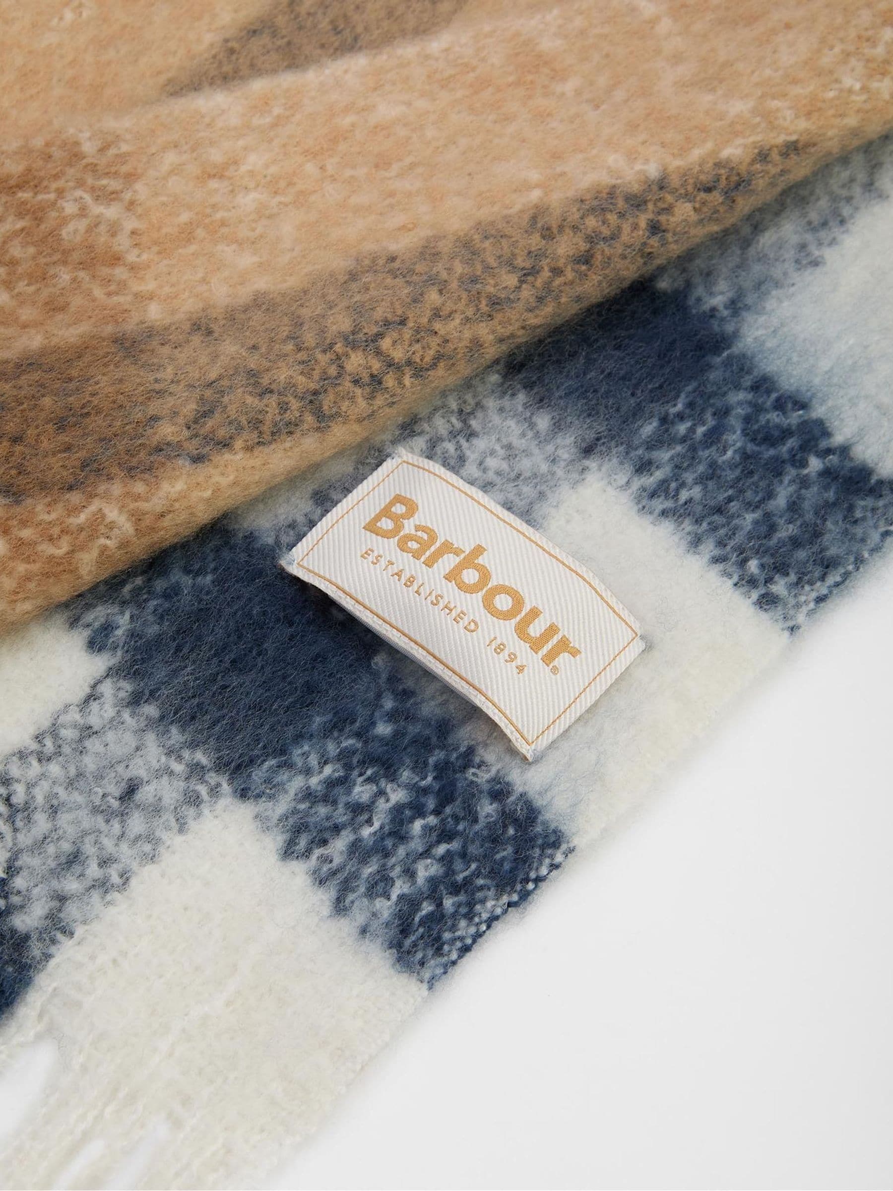 Bruin - Barbour® Tartan Isla Boucle Chunky Scarf