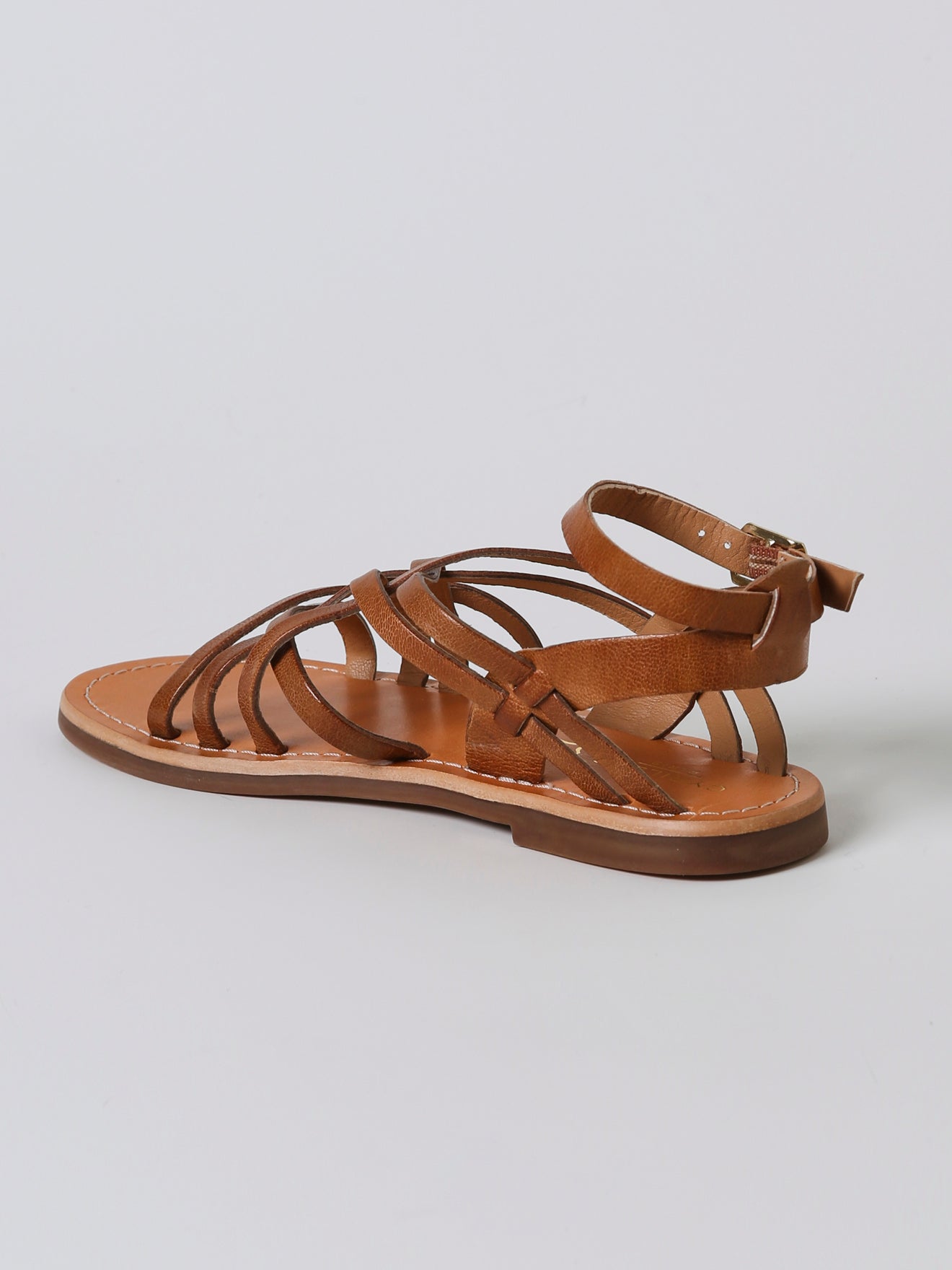 Sandales multi-brides Fille en cuir