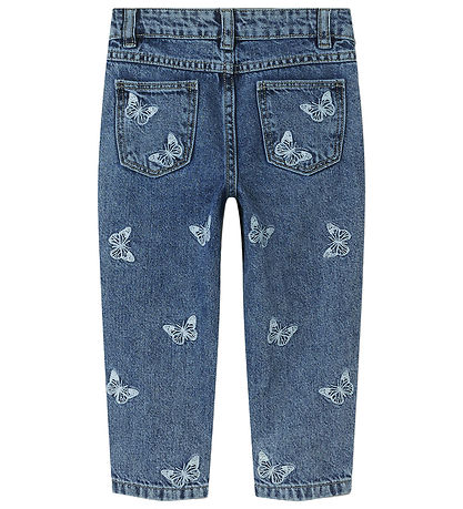 Name It Jeans - Noos - NmfBella - Medium+ Blue Denim m. Sommerne