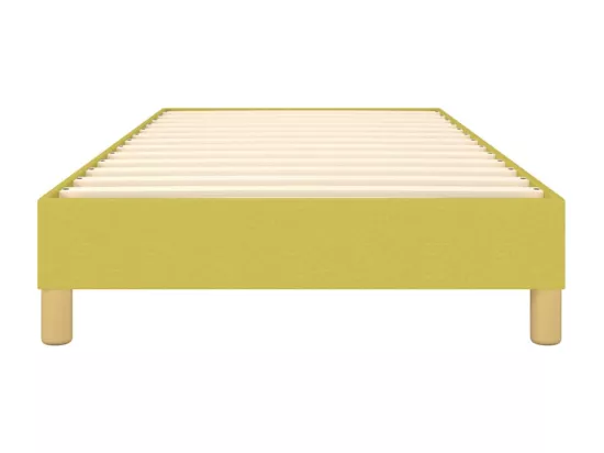 Sommier tapissier Vert 90x200 cm Tissu
