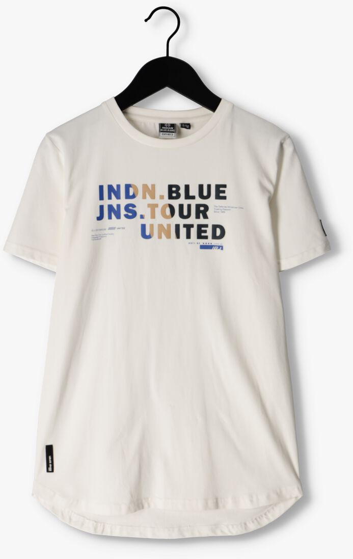 INDIAN BLUE JEANS gebroken wit indian blue jeans t-shirt t-shirt indian rainbow print