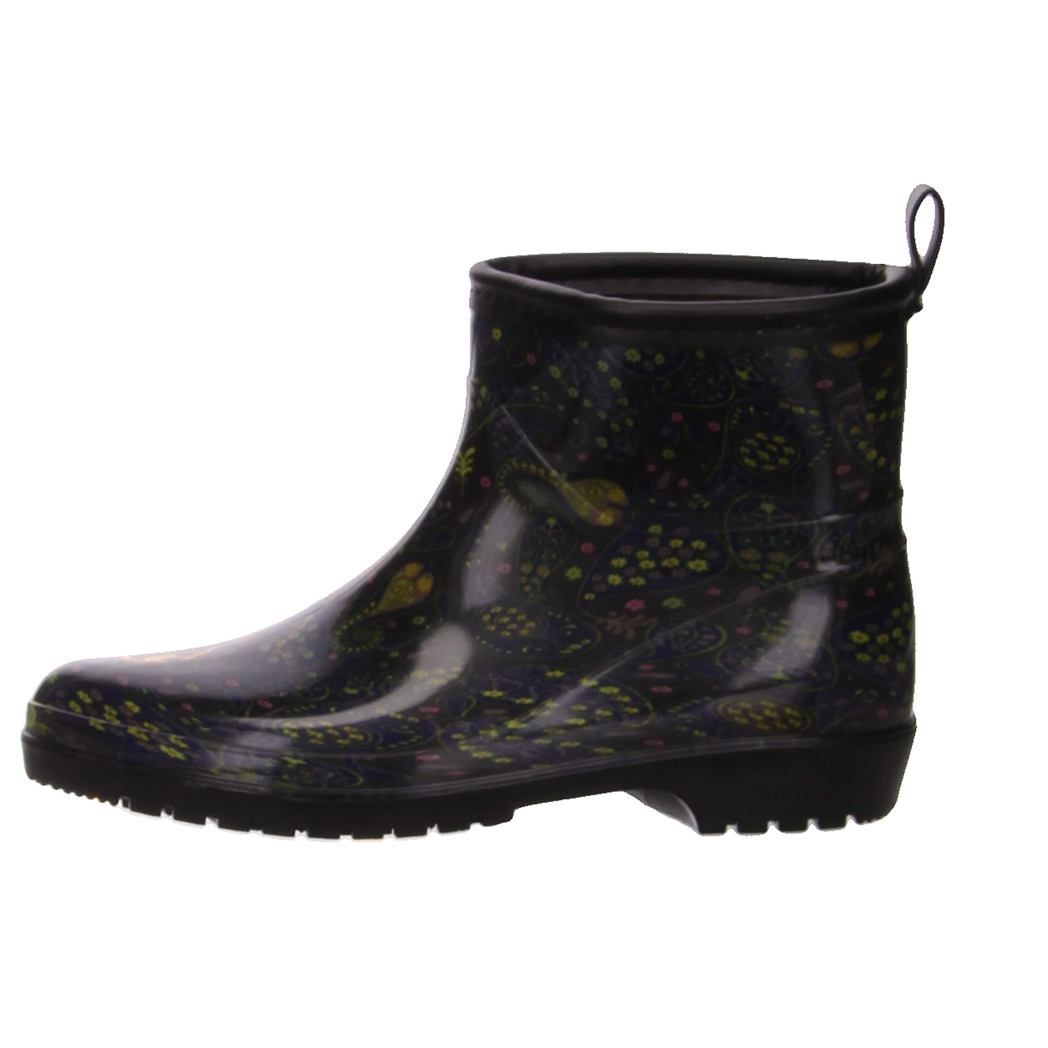 Becker Gummistiefel schwarz grün