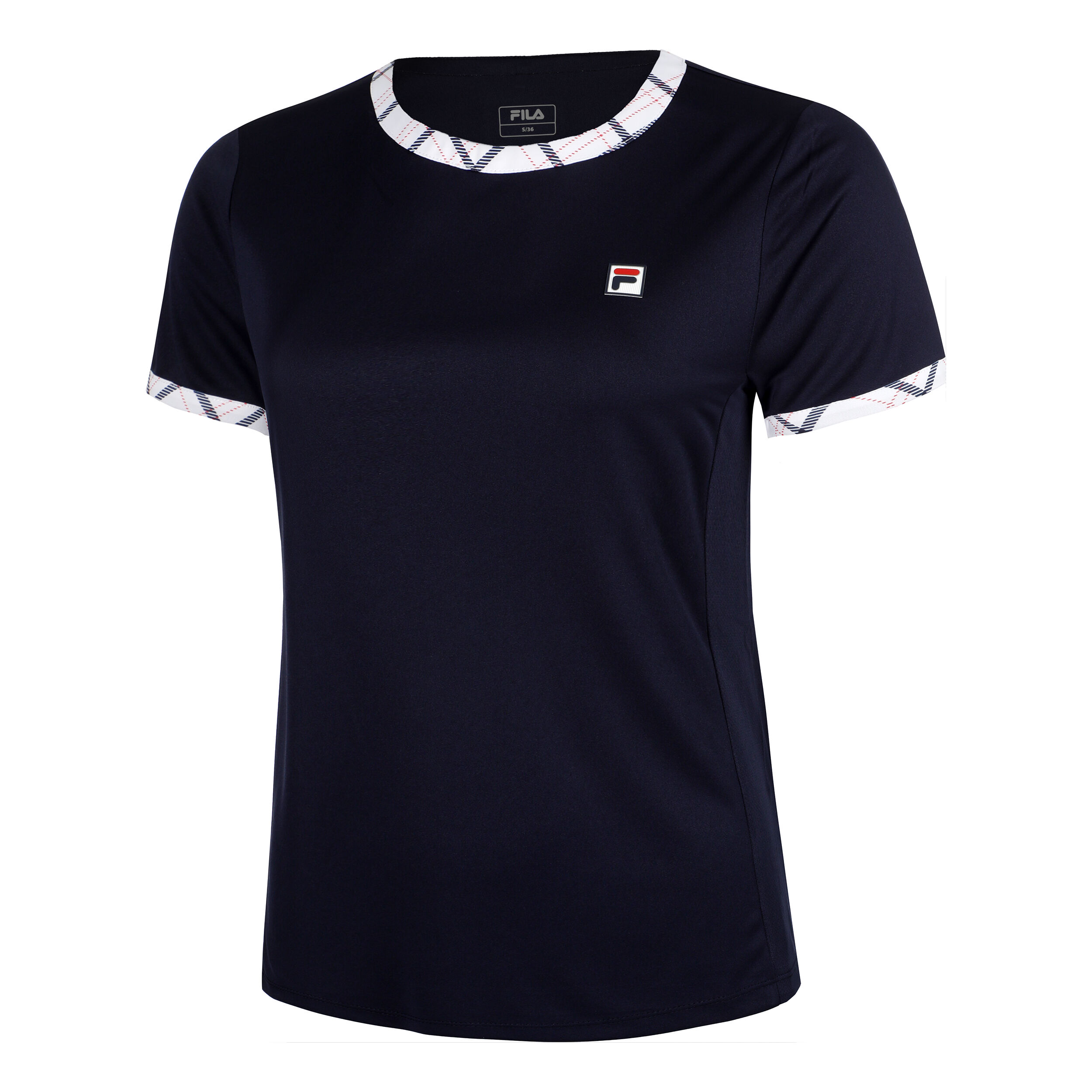 Fila Yamila T-shirt Femmes - Bleu Foncé