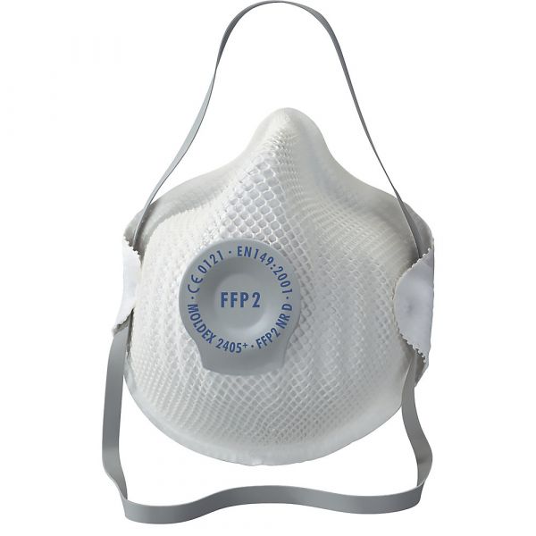 Kaiser kraft Máscara FFP2 Nr D, Válvula de Expiração, Embalagem de 20 Unid., Branco Branco