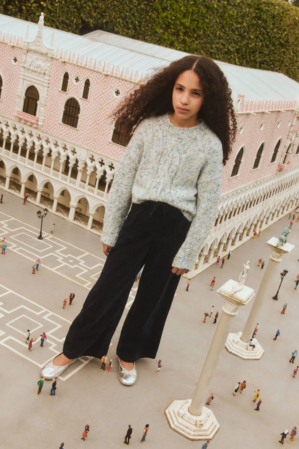 Mango Kids casual broek marine