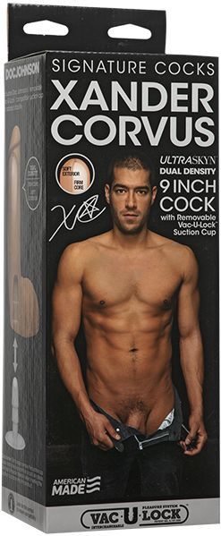 Doc Johnson Xander Corvus - Realistische ULTRASKYN Dildo - 22 cm flesh