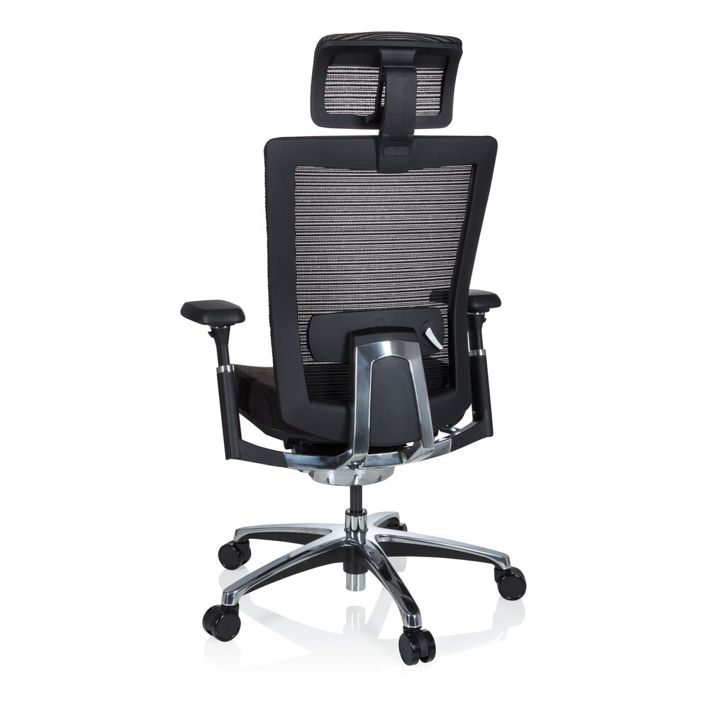 High End Bürostuhl NOVA PRO I Stoff/Netzstoff mit Armlehnen hjh OFFICE