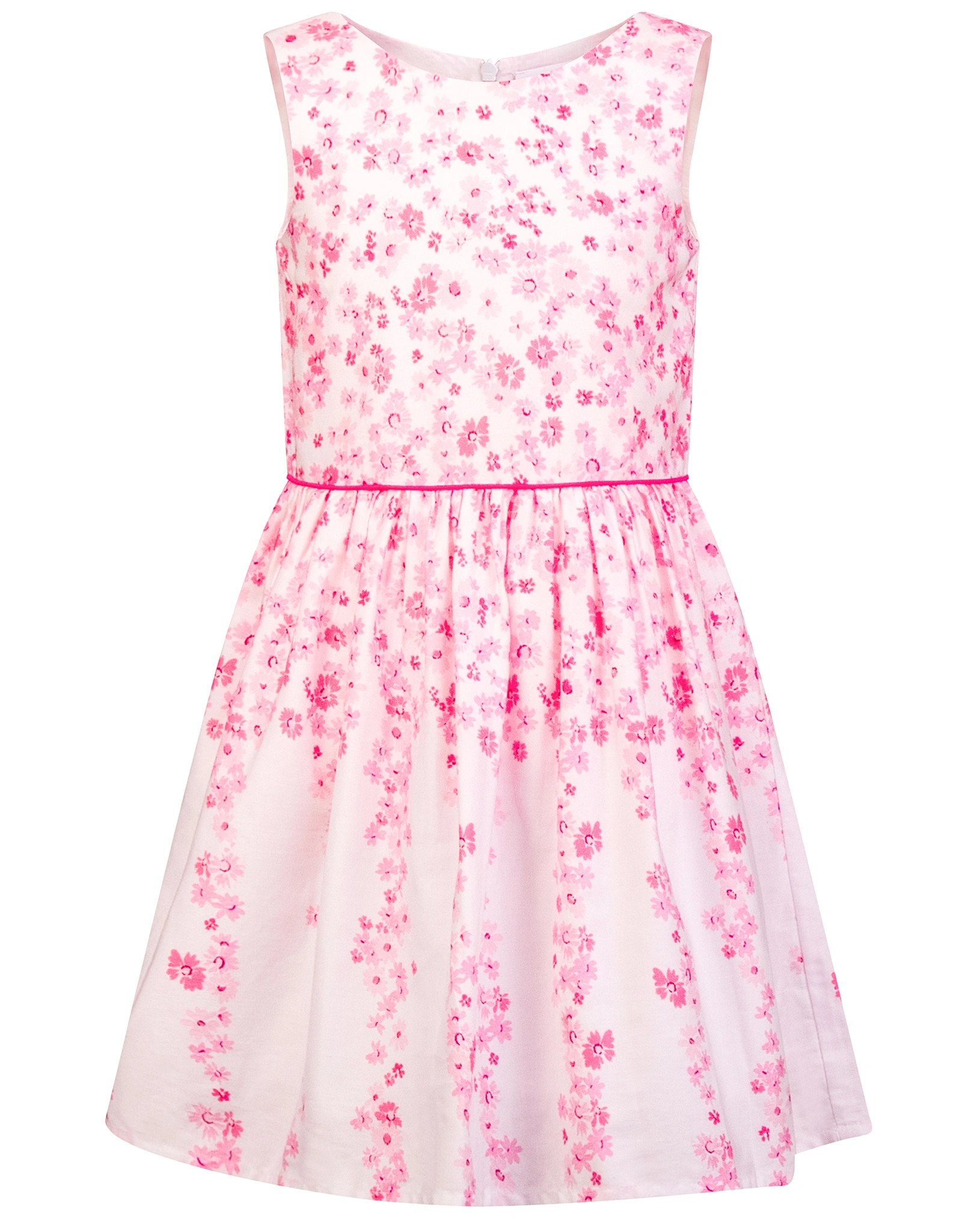 Kleid MINI FLOWERS ärmellos in pink