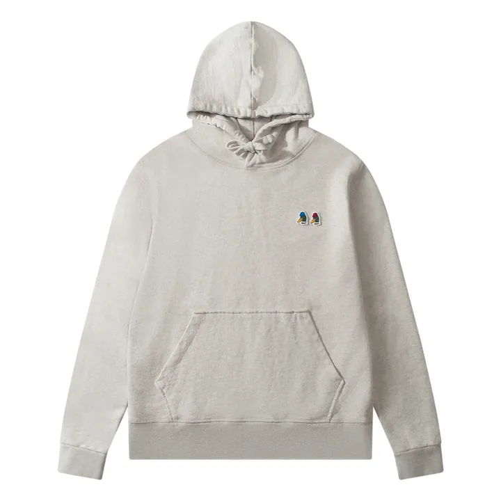 Edmmond Studios Hoodie Special Duck Coton Bio | Gris chiné