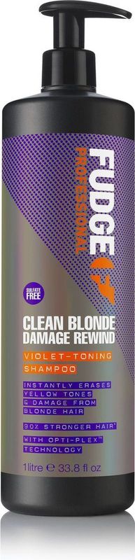 Fudge Clean Blonde Damage Rewind Violet Shampoo 1