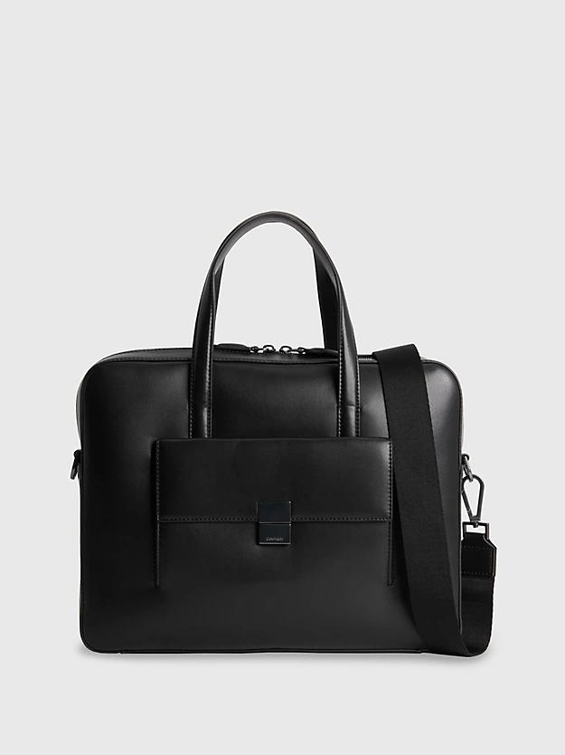 Bolsa para laptop em couro sintético