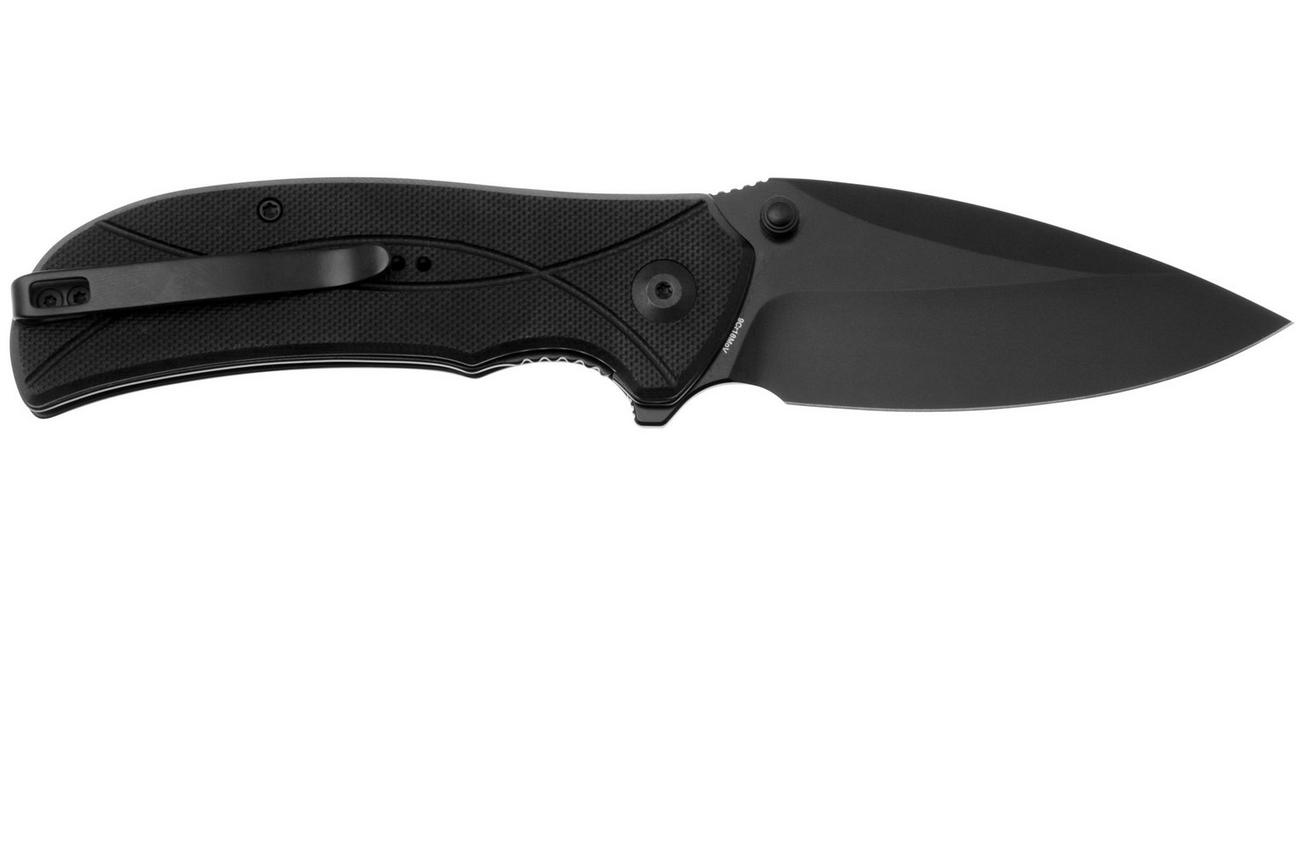 Sencut Hyrax S23097-1 Black 9Cr18MoV, Black Line G10 zakmes
