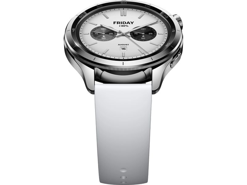 Xiaomi Smartwatch S4 Silber Smartwatch mit drehbarer Krone und AMOLED-Display
