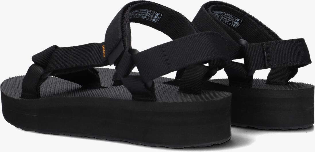 TEVA zwarte teva sandalen w midform universal