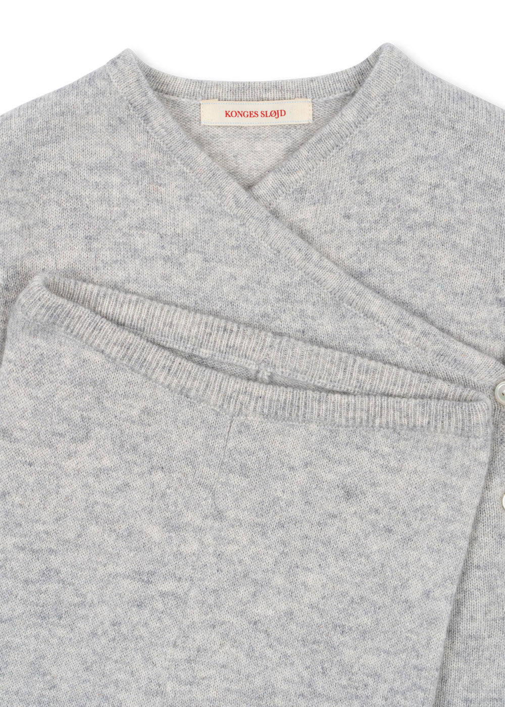 dio cashmere sæt - LIGHT GREY MELANGE - 3M