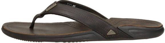 Reef J-Bay Iiidark Brown Dark Brown Heren Slippers Donkerbruin
