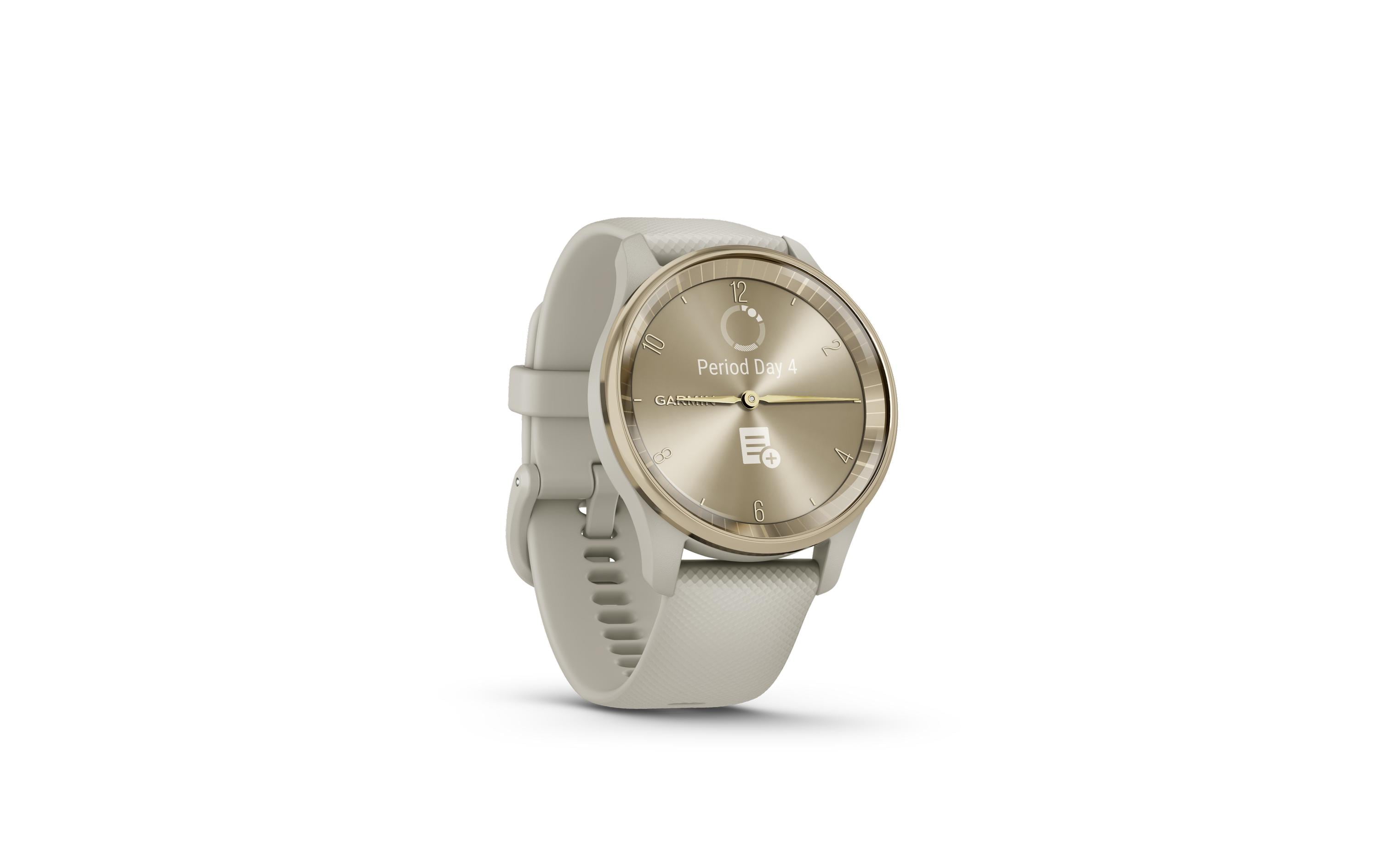 Sportuhr Vivomove Trend Weiss/Olivgrün<br>Hybrid-Smartwatch