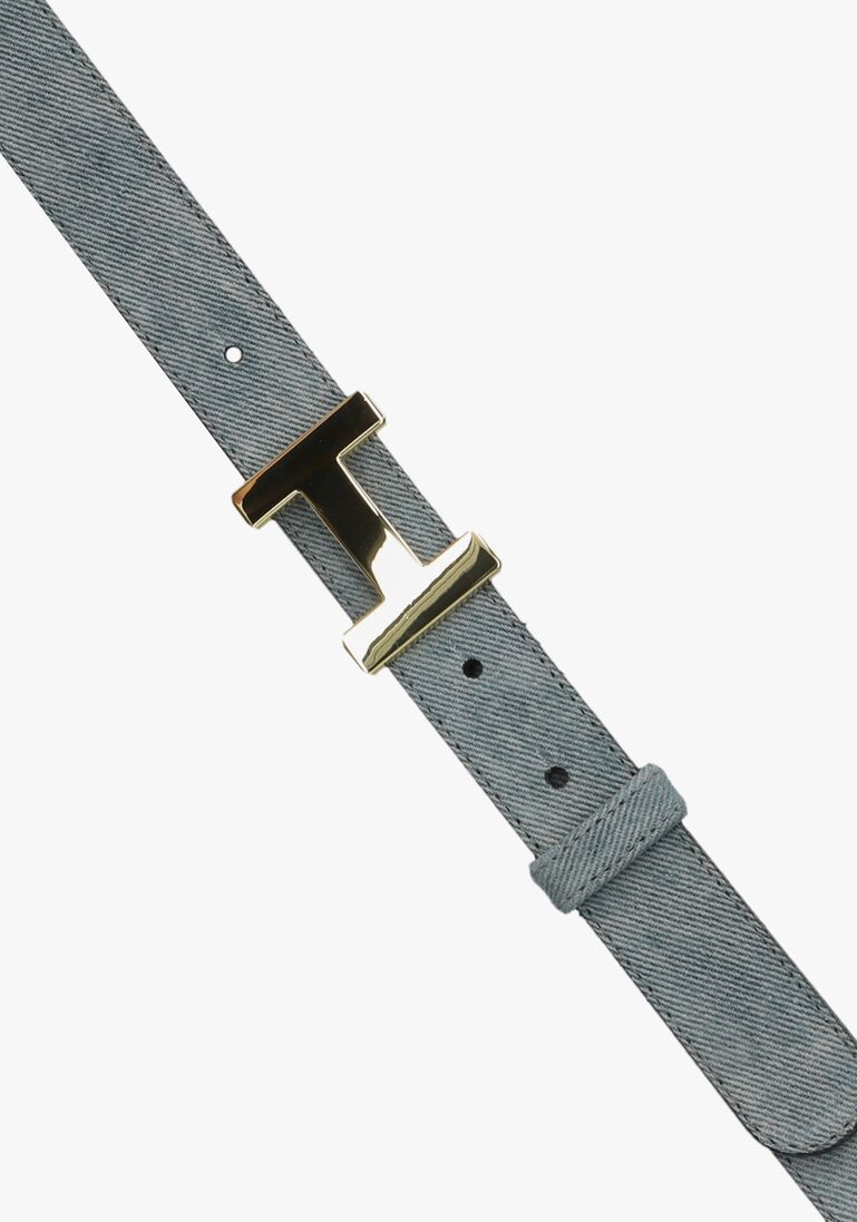 lichtblauwe assem essentials riem madeliene denim