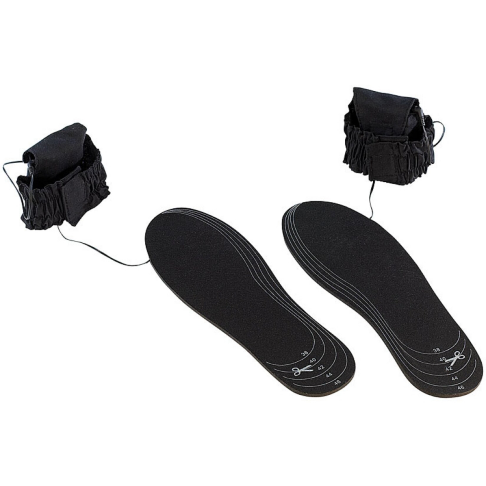 Infactory Paar beheizte Schuhsohlen Schuh Einlagen Gr. 38-46 Schuheinlagen