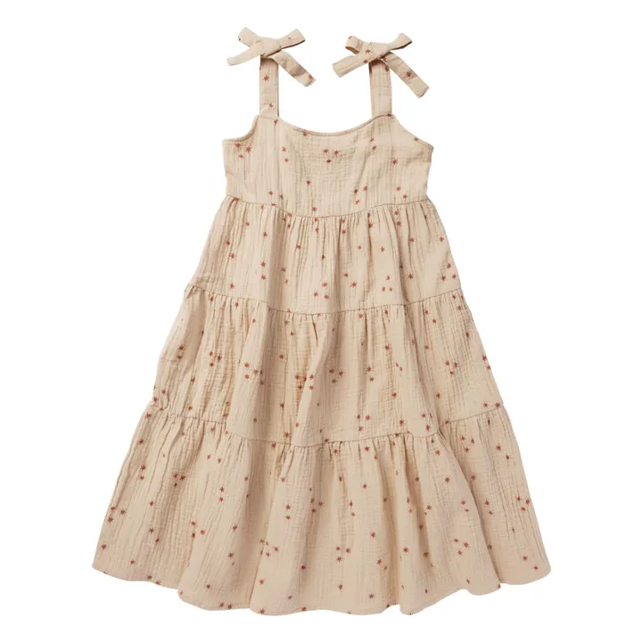 Rylee + Cru Robe Harbor Etoiles | Beige rosé