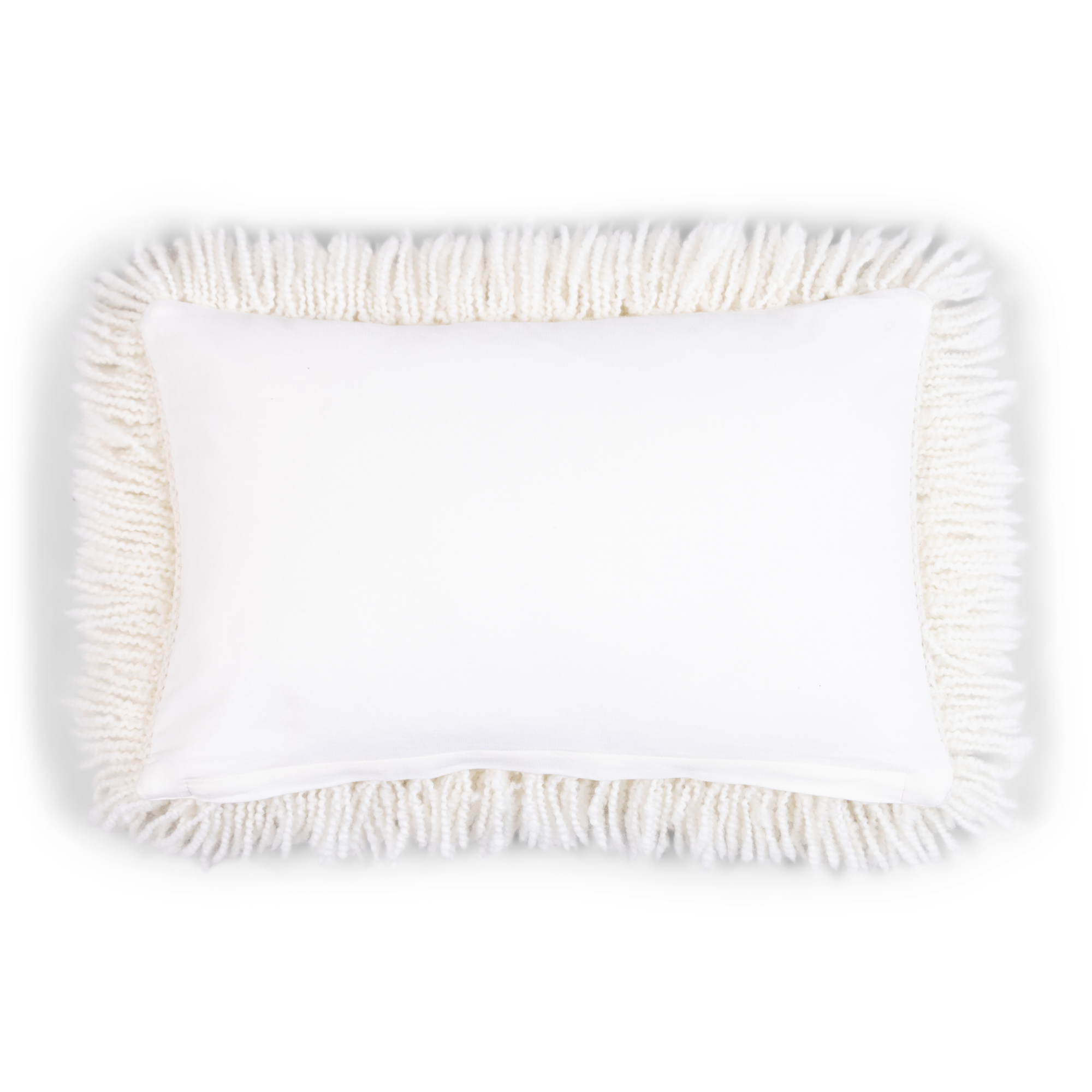 Sierkussen Shaggy off-white 35x55 cm