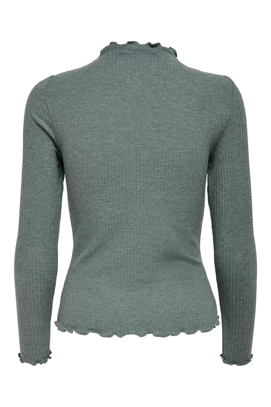 Only Onlemma L/S High Neck Top 3697164 balsam green melange