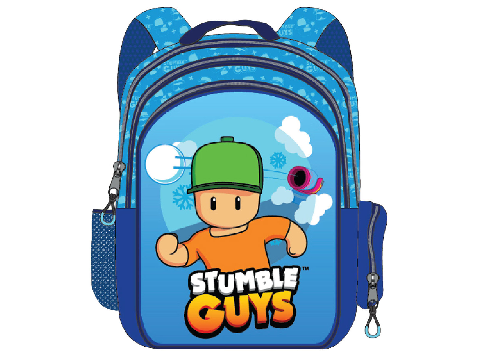 MOCHILA GRANDE STUMBLE GUYS 35X46X20CM