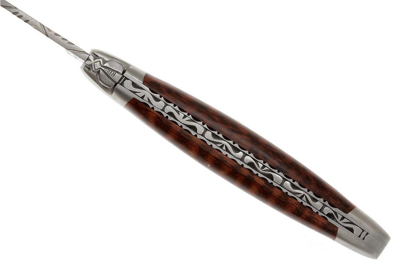 Laguiole en Aubrac HP 12cm snakewood handgevijld L0212AMH-FSI1