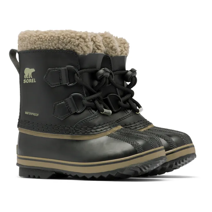 Sorel Bottes Fourrées Yoot Pac Cuir Enduit | Noir
