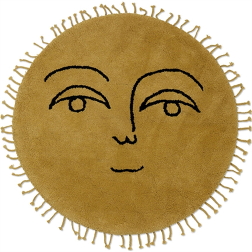 Sol Tufted Tæppe - Large Yellow | Luksusbaby